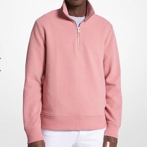 (XL) MICHAEL KORS MENS
Cotton Blend Half-Zip Sweater